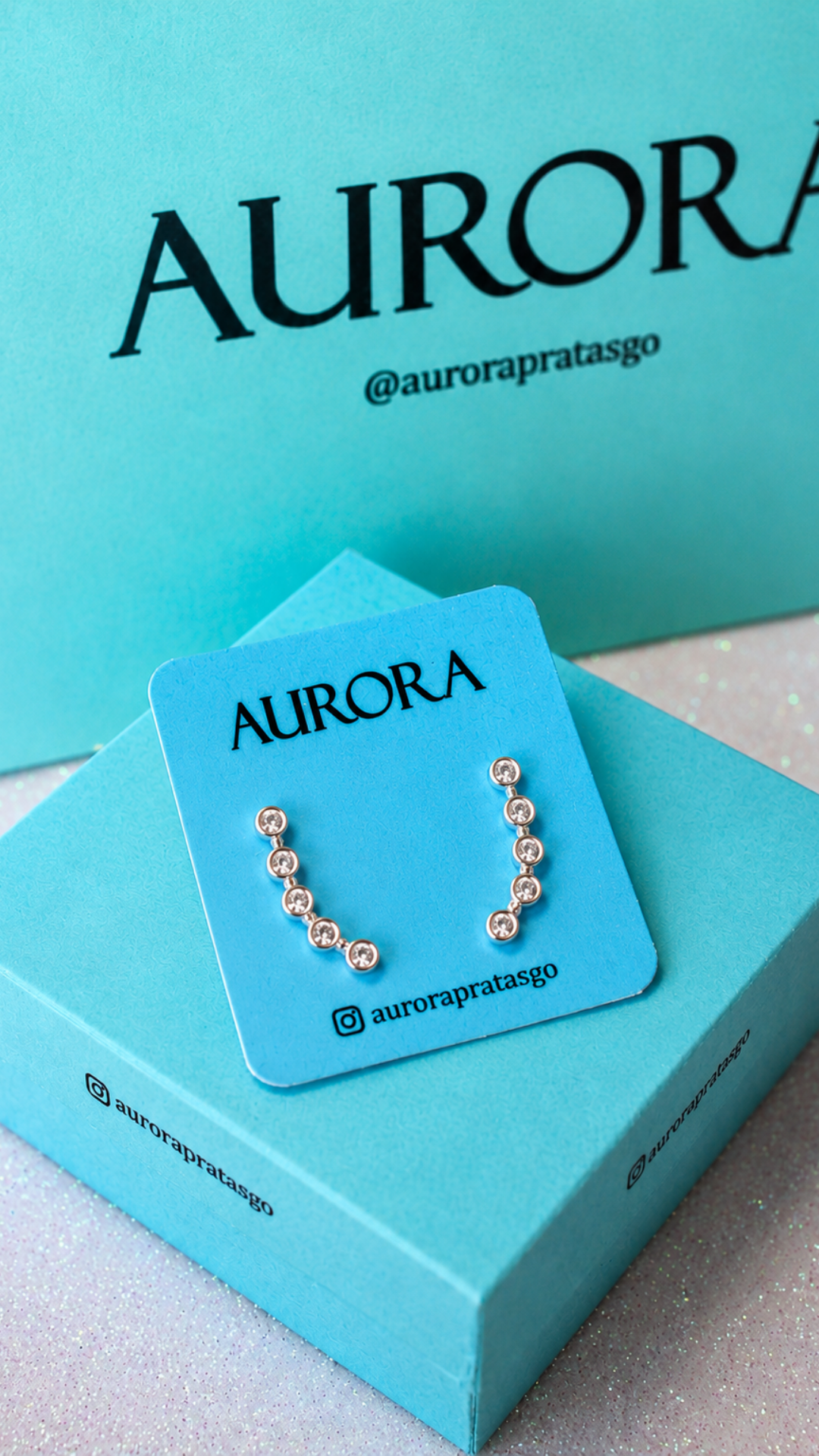Brinco Ear Cuff 5 Pedras